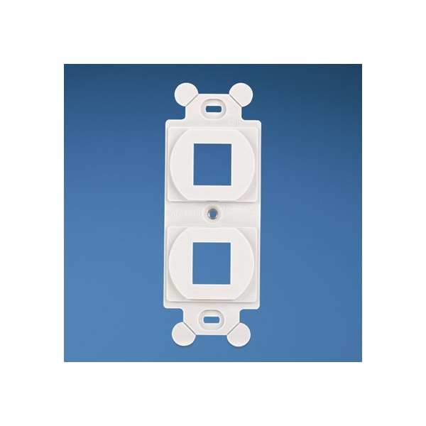 2-Port, Screw Mount "106" Duplex Modu (10 Pack), 10PK